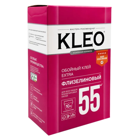 Клей для обоев KLEO EXTRA 55 Флизелиновый 380 г