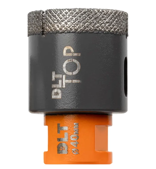 Коронка алмазная 40 мм для керамогранита и камня DLT TOP (2101)