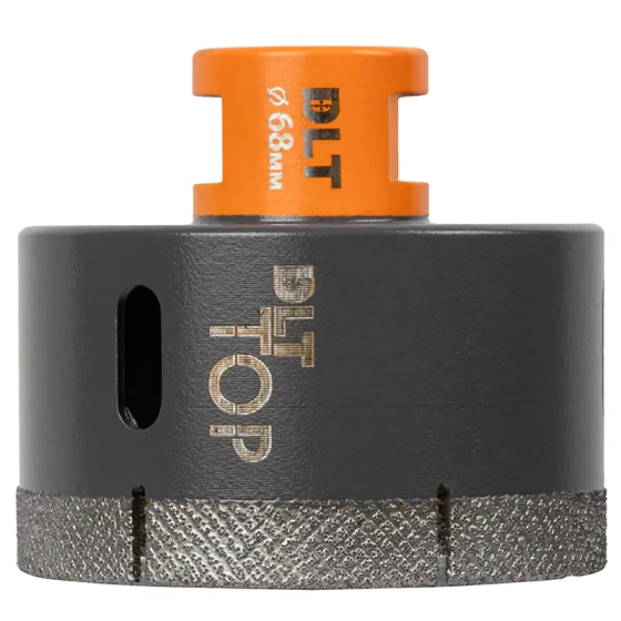 Коронка алмазная 68 мм для керамогранита и камня DLT TOP (2106)