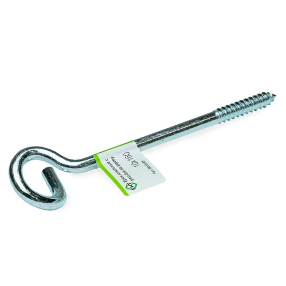 Крюк качельный с резьбой по дереву 10х160 ЕКТ (1 шт) B008045