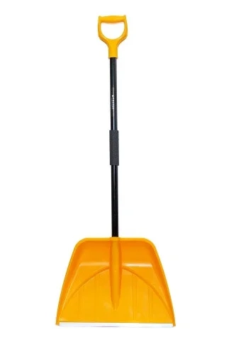 Лопата для уборки снега Профи 555х410 мм (желтая)