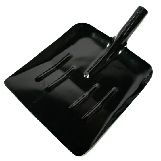 Лопата совковая из рельсовой стали 330х370х490 мм с черенком