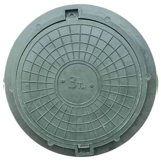 Люк полимерно-песчаный тип Л 3 тн облегченный (зеленый)