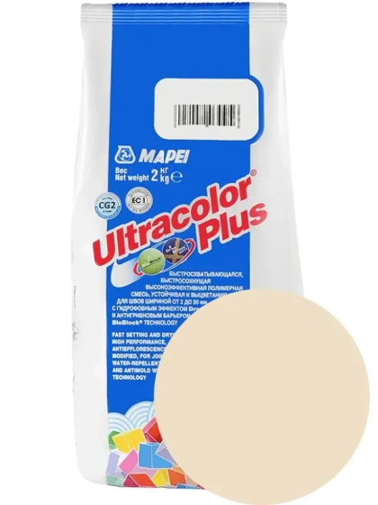Фуга Mapei ULTRACOLOR PLUS №130 (жасмин). 2 кг. РФ.