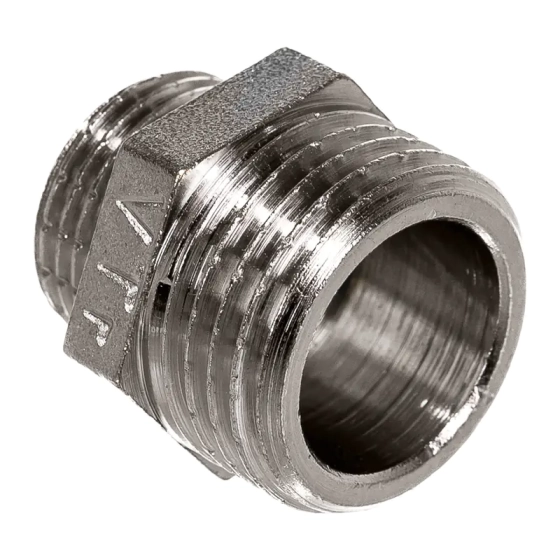 Ниппель переходной Valtec 1/2"х3/8" НР