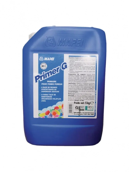 Грунтовка синтетическая Mapei Primer G. РФ. 5 кг.