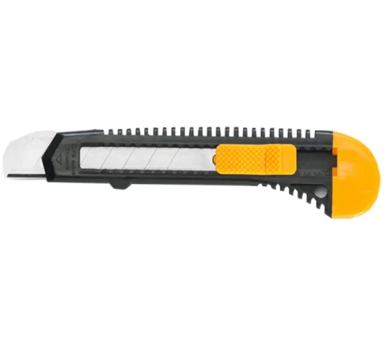 Нож малярный с выдвижным лезвием Hardy 18 мм. 0510-251800. Китай.