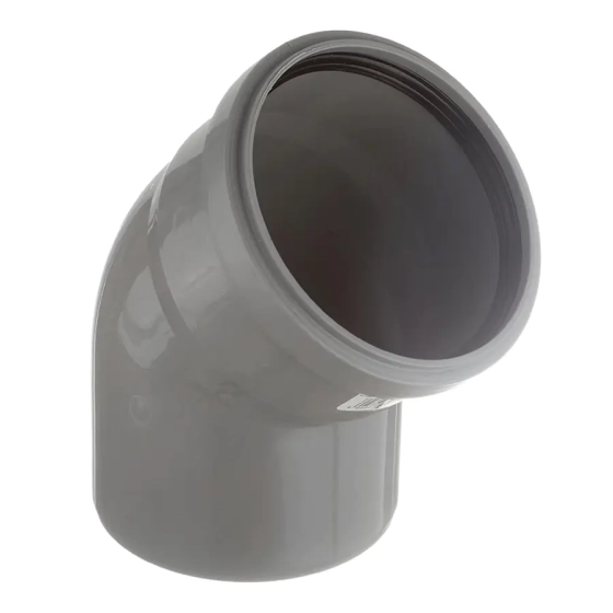 Отвод 45º для труб 110 мм Ostendorf HTВ