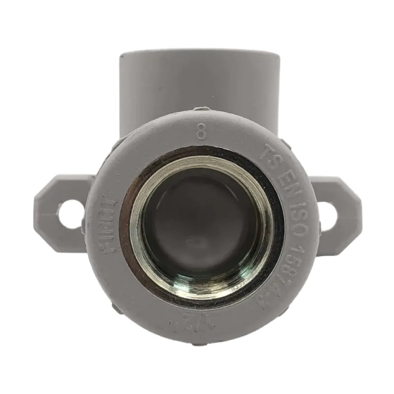 Отвод комбинированный с внутренней резьбой 20х1/2" с креплением FIRAT ПП