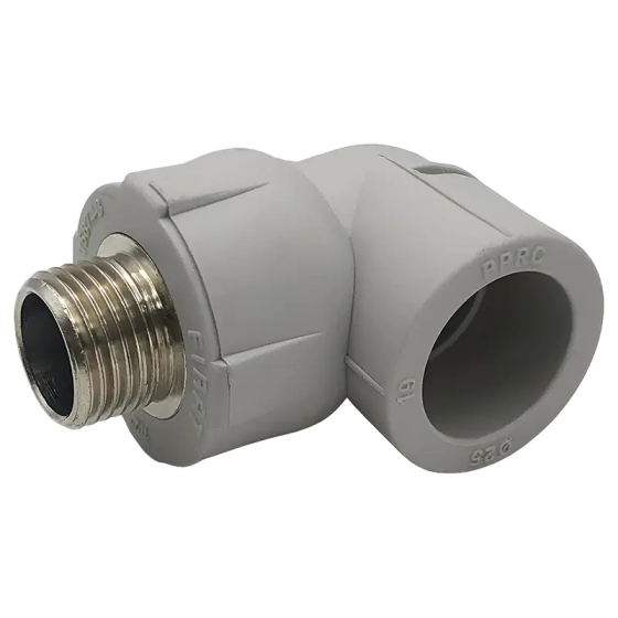 Отвод комбинированный с наружной резьбой 25х1/2" FIRAT ПП