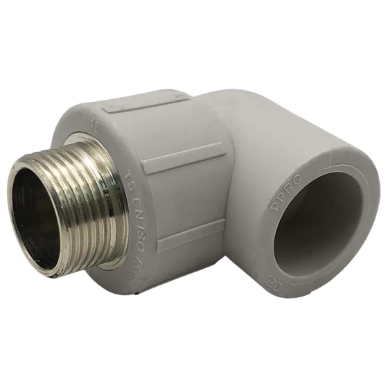 Отвод комбинированный с наружной резьбой 25х3/4" FIRAT ПП