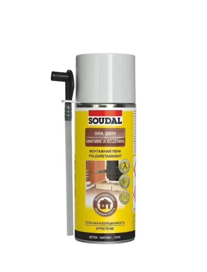 Пена Soudal с трубочкой 300 мл. Польша.
