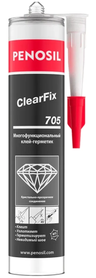 Клей-герметик Penosil Premium ClearFix 705 универсальный. Прозрачный. 290 мл. Эстония.