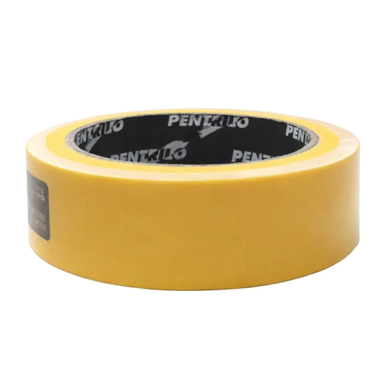 Лента малярная деликатная Pentrilo Washi Precision 30 мм х 45 м (золотая) 08267