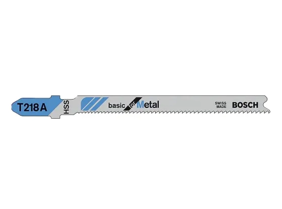 Пилка для лобзика Bosch T218А по металлу. Швейцария.