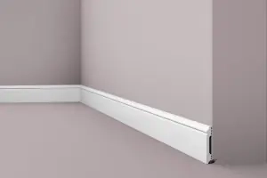 Плинтус напольный NMC WALLSTYL FL1. 80 x 12 мм. Длина 2 м. РФ.