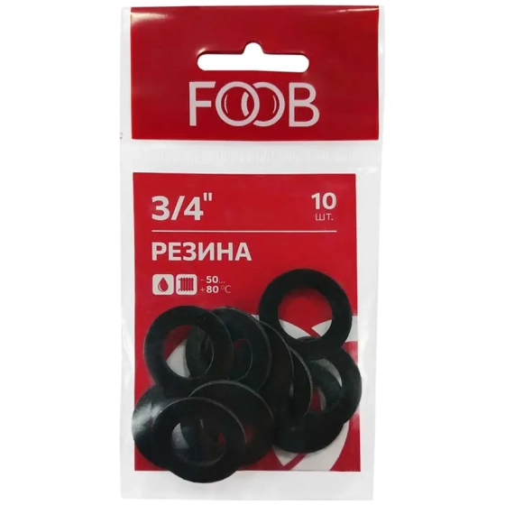 Набор резиновых прокладок FOOB 3/4 10 шт