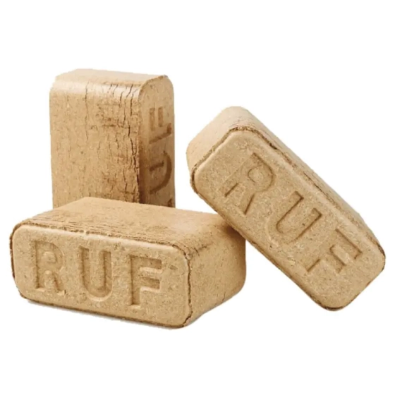 Брикеты топливные RUF (хвоя) 12 шт, 10 кг