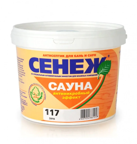 Антисептик Сенеж Сауна. 0,9 кг. РФ.