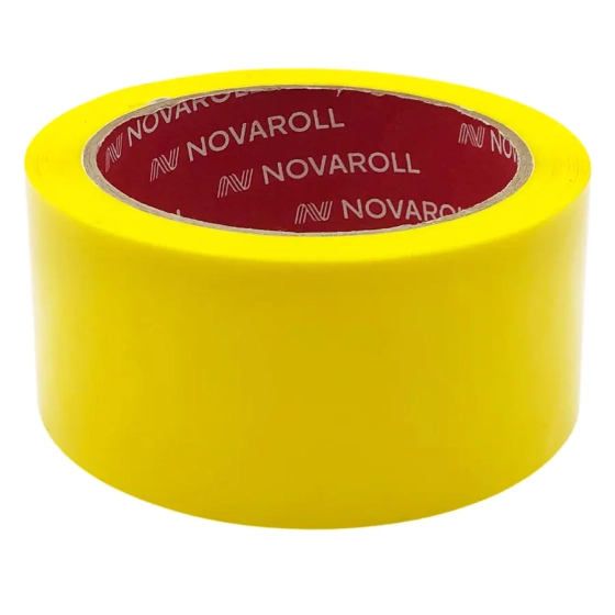 Скотч упаковочный 48 мм х 66 м (желтый)