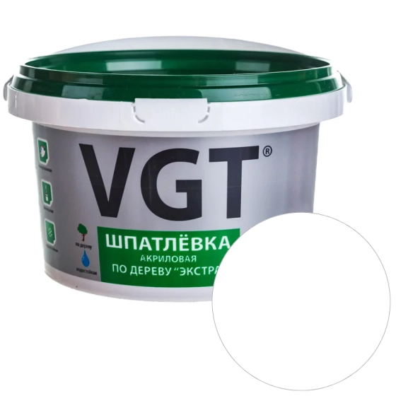 Шпатлевка по дереву VGT Экстра (белая) 1 кг