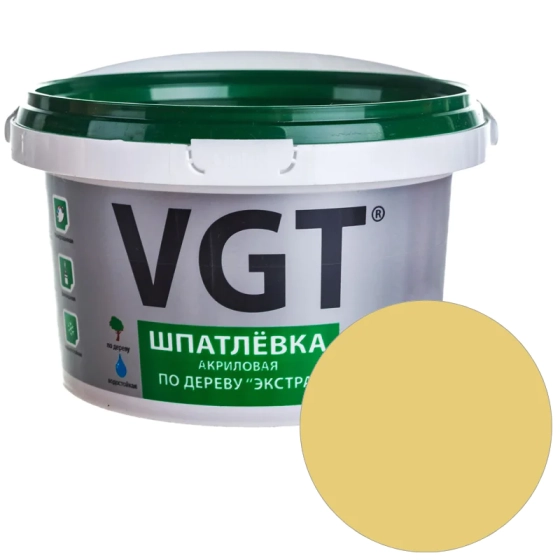 Шпатлевка по дереву VGT Экстра (сосна) 1 кг