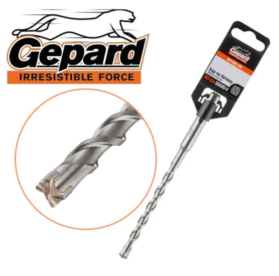 Сверло SDS-plus QUADRO-X Gepard 8х100х160 мм. Китай.