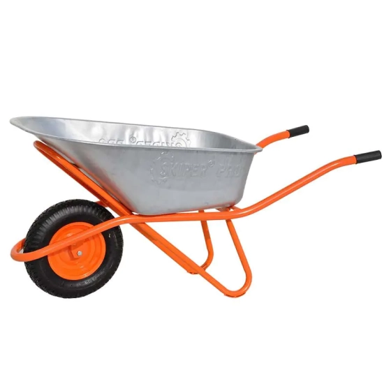 Тачка строительная одноколесная Skiper Expert Pro 130. 130 л. 300 кг. Китай.