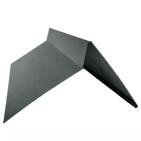 Ветровая планка на гибкую кровлю 70х70х2000 мм RAL 7024 (серый)