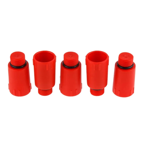 Заглушка ПП 1/2" НР красная AV Engineering (5 шт, инд. уп.)