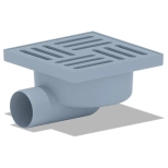 Трап для душа АНИ пласт горизонтальный 105x105/50 (TA5110)