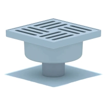 Трап для душа АНИ пласт вертикальный 105x105/50 (TA5210)