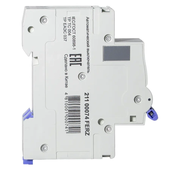 Автоматический выключатель DrFERZ FMB-C 6kA 2P 25A тип С (00074)