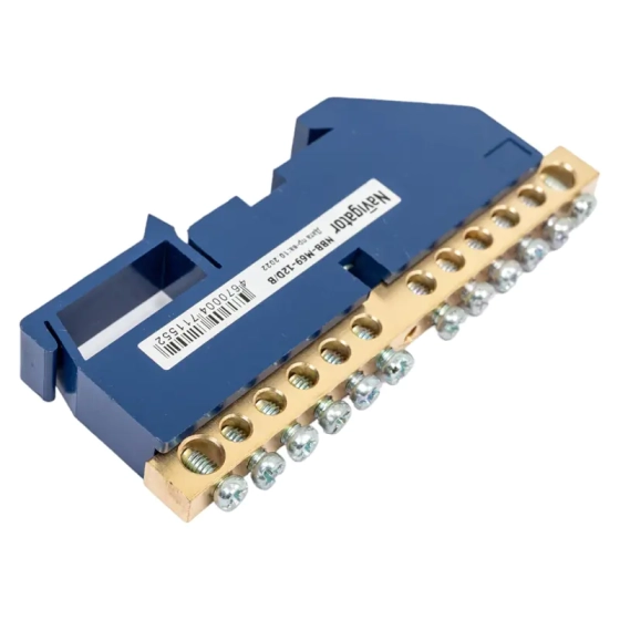 Нулевая шина Navigator на DIN-изоляторе (12 мест) 6х9-12