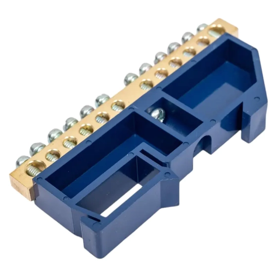 Нулевая шина Navigator на DIN-изоляторе (12 мест) 6х9-12