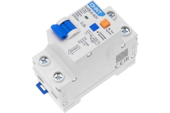 Дифавтомат CHINT NXBLE-63Y 4,5kA 1P+N C 32A/30mA тип AC
