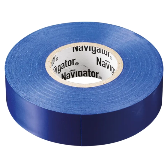 Изолента ПВХ синяя 19 мм х 20 м Navigator