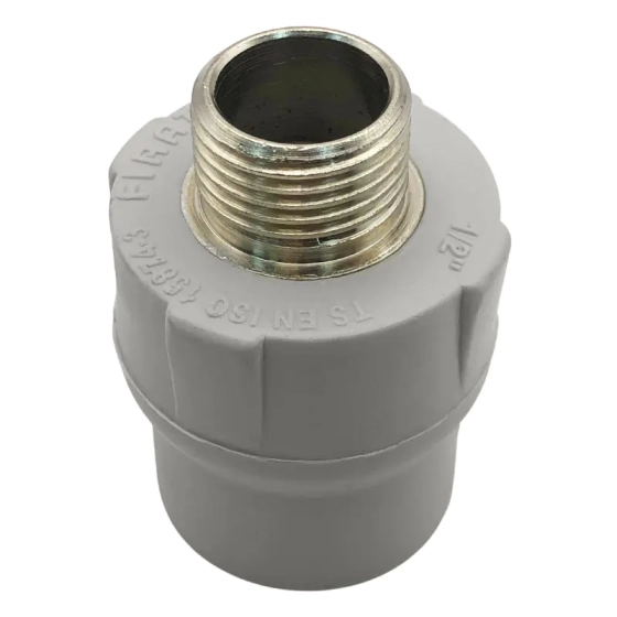 Муфта комбинированная с наружной резьбой 25х1/2" FIRAT ПП