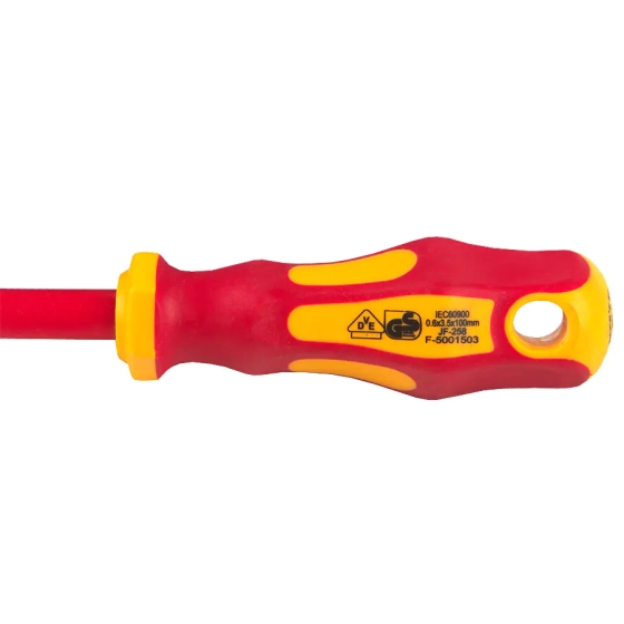 Отвертка диэлектрическая SL3,5x100 General 1000V (901011)