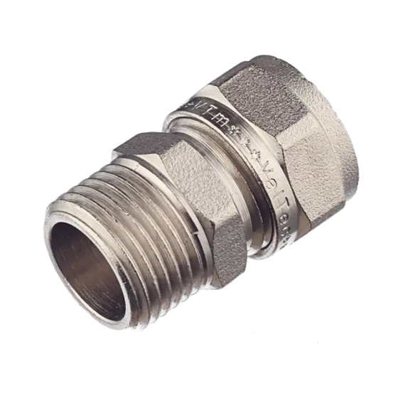 Соединитель обжимной Valtec 16х1/2" ВР