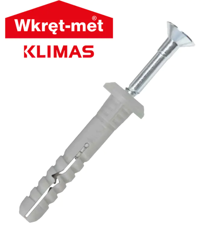 Дюбель-гвоздь Klimas SMK 6*80. Нахлест. 100 шт. Польша.