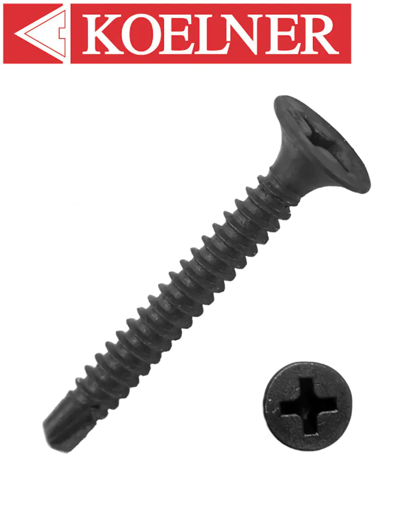 Шуруп 3.5*45 KOELNER WS-3545 со сверлом. В пачке 130 шт. Польша.