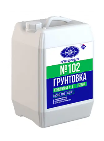 Грунтовка-концентрат 1:1. Укрепляющая. Тайфун Мастер №102. 5 кг. РБ.