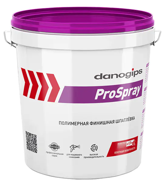 Финишная шпатлевка Danogips ProSpray. 25 кг. РБ.