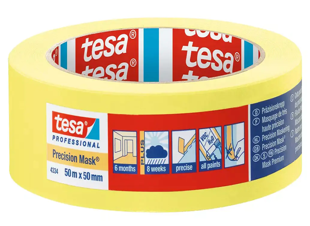Лента малярная для четких границ TESA PROFESSIONAL 50м х 50мм. Германия.