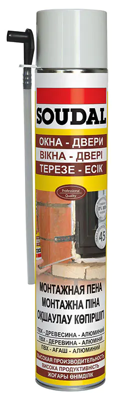 Пена Soudal с трубочкой 750 мл. Польша.