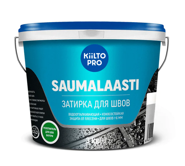 Фуга Kiilto Saumalaasti 79 (синяя, пастельная). 3 кг. Финляндия.