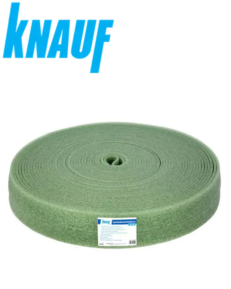 Кромочная лента Knauf FE. Высота 100 мм. Длина 40 м. Толщина 8 мм. РФ.