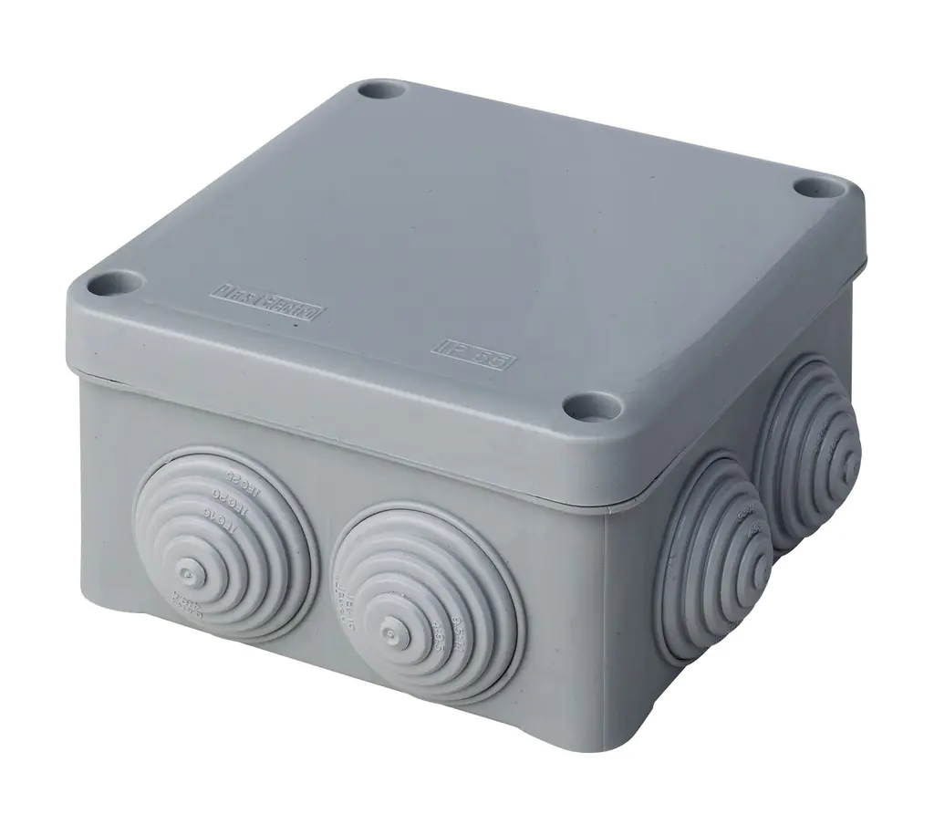 Коробка распределительная наружная IP55, 100х100х50 мм. Greenel. РФ.