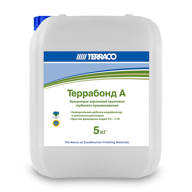 Грунтовка Terrabond A. Универсальная. Концентрат 1:10. РФ. 5 кг.